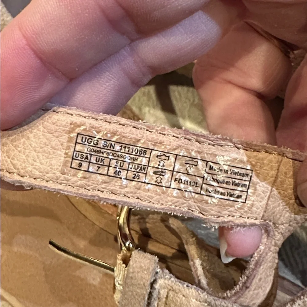 UGG Tan Suede Women's Sandals